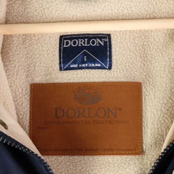 Dorlon Parka Mens Small Navy Blue Jacket Fleece Lined Outdoor New Zealand - Picture 8 of 10